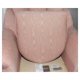 Pair of Vintage Pink Shell Back Chairs by Thomasville
