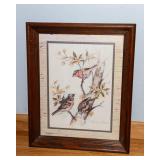 Paul Whitney Hunter Bird Wall Art – Framed Print (13” x 16”)