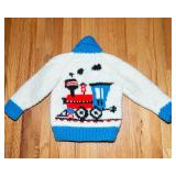 Handmade Vintage Children’s Zip-Up Sweater