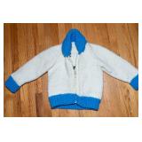 Handmade Vintage Children’s Zip-Up Sweater