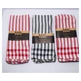 Brand New 100% Cotton Dish Towels – 3 Packs (9 Towels Total)