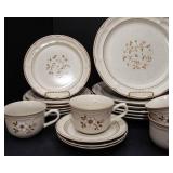 Covington Edition Stoneware “Idlewild” Place Setting for 6 – Vintage Dinnerware Set