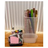Assorted Wrapping Paper, Ribbons & Bows – Holiday & Event Gift Wrap Set with Storage Container