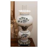 Vintage Hurricane Lamp – 19” Tall