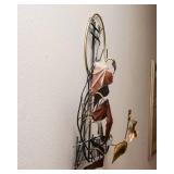 Vintage Handcrafted Metal Wall Art