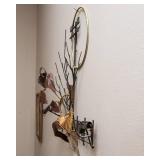 Vintage Handcrafted Metal Wall Art