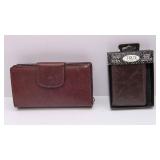 Set of 2 Leather Wallets