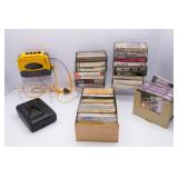 Walkman Lot – 2 Players & Assorted Cassette Tapes