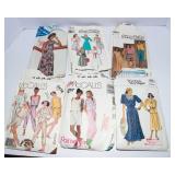 Assorted Fabric & Sewing Patterns Lot – Cotton & Flannel Materials