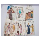 Assorted Fabric & Sewing Patterns Lot – Cotton & Flannel Materials