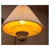 Floral Plug In Swag Lamp
