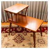 Two-Tier Wooden Side Table