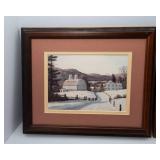 Set of 2 William Saunders Framed Wall Art – “Autumn Glory” & “Down a Country Road”
