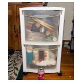 Crafting Mystery Lot with Storage Container – Assorted Craft Supplies