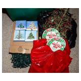 Christmas Decor Mystery Lot - Storage Totes Included!