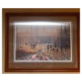 Jim Kasper “Autumn Medley – Whitetail Deer” Framed Print – Wild Wings Collection (1989, Signed & Numbered)