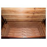 Mid-Century Cedar Storage Chest – 46.5” W – Includes Key