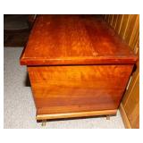 Mid-Century Cedar Storage Chest – 46.5” W – Includes Key