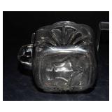 Federal Sunrise Starburst Square Pitcher & Vintage Tang Pitcher – Retro Glassware Set