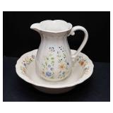 Federalist USA Wash Basin & Pitcher Set