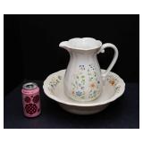 Federalist USA Wash Basin & Pitcher Set