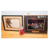 Minnesota Wall Art Lot – St. Paul Winter Carnival Ice Palace (1992) & Loon Photograph