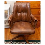 Faux Leather Swivel Office Chair