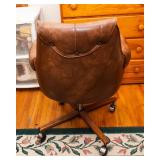 Faux Leather Swivel Office Chair