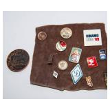 Vintage USSR / Soviet Union Pins & 1987 Riga International Hockey Tournament Medal