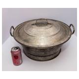 Vintage Bread Dough Rising Bowl with Lid – Metal (16.5” Diameter)