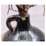 Vintage Stoneware Lot – 2 Two-Tone Jugs & Crock