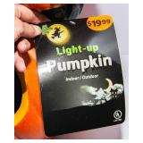 Vintage Light-Up Halloween Jack O’ Lantern Pumpkin