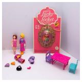 Assorted Vintage & Collectible Toys Lot – Lucky Locket, Polly Pocket, Kaleidoscope