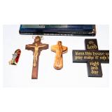 Religious Books & Figurines Lot