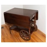 Vintage Drop-Leaf Bar Cart / Tea Cart – Walter of Wabash