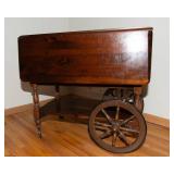 Vintage Drop-Leaf Bar Cart / Tea Cart – Walter of Wabash