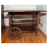 Vintage Drop-Leaf Bar Cart / Tea Cart – Walter of Wabash