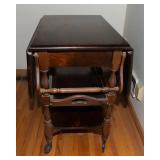 Vintage Drop-Leaf Bar Cart / Tea Cart – Walter of Wabash