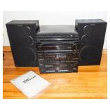 Sony Turntable & Stereo System with Speakers ( Sony LBT-D105 Stereo System)