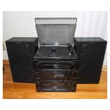 Sony Turntable & Stereo System with Speakers ( Sony LBT-D105 Stereo System)
