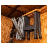Set of 3 Pairs of Sawhorses – Assorted Work Supports