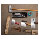 Drywall Mudding & Taping Supplies Lot – Assorted Items