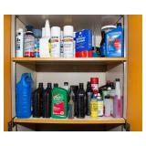 Assorted Garage Chemicals Lot – Oils, Spray Paint & Misc. Supplies