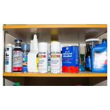 Assorted Garage Chemicals Lot – Oils, Spray Paint & Misc. Supplies