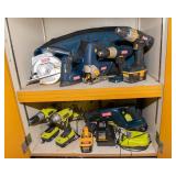 Cabinet of Power Tools – Mostly Ryobi