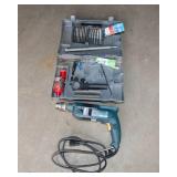 Bosch 1194 VSR Hammer Drill – With Case & Accessories
