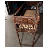 Wicker Plant Stand – 27.5” W x 10.5” D x 28.5” H