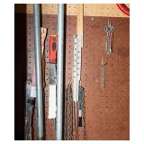 Whole Wall of Garage Items & Tools