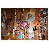 Whole Wall of Garage Items & Tools