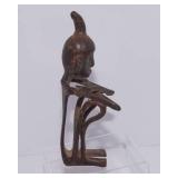 Vintage African Sculpture – Likely Bronze
